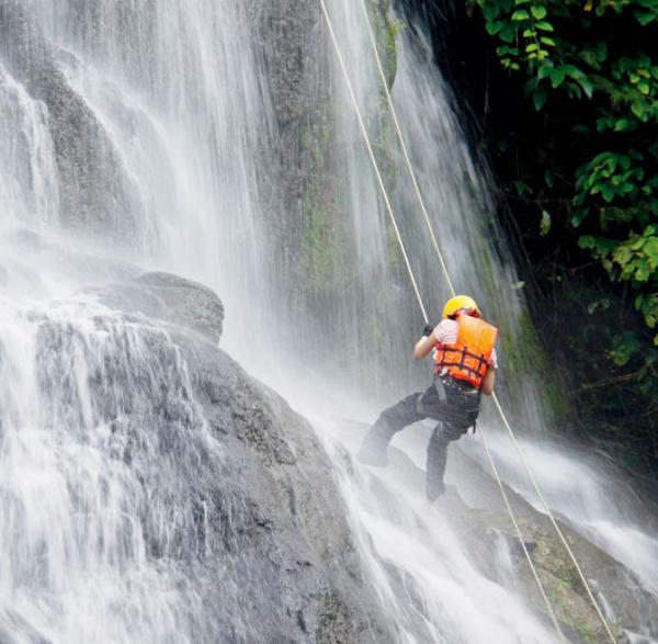 Travel: Sign up for waterfall rappelling, trekking and river rafting