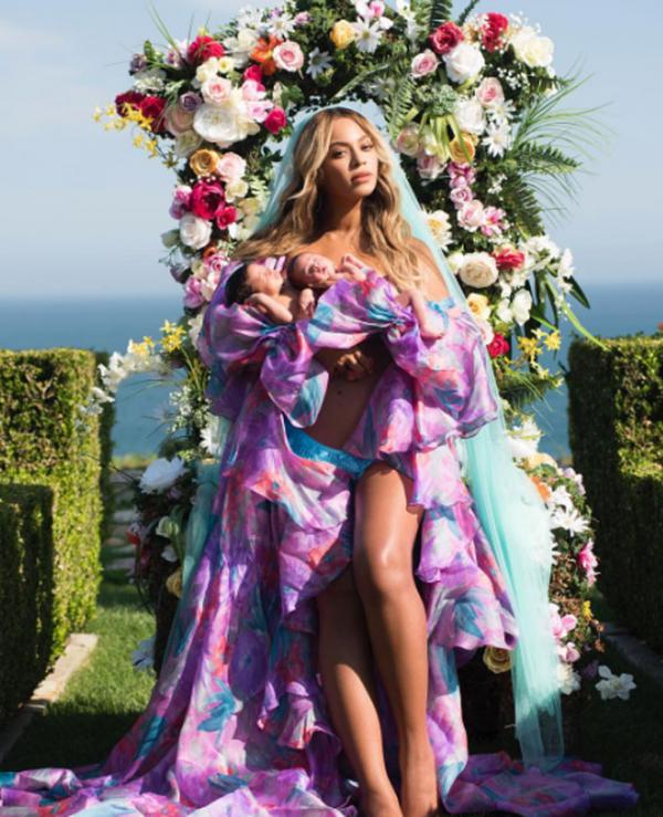 Beyonce takes the internet by storm by sharing the first photo of her twins