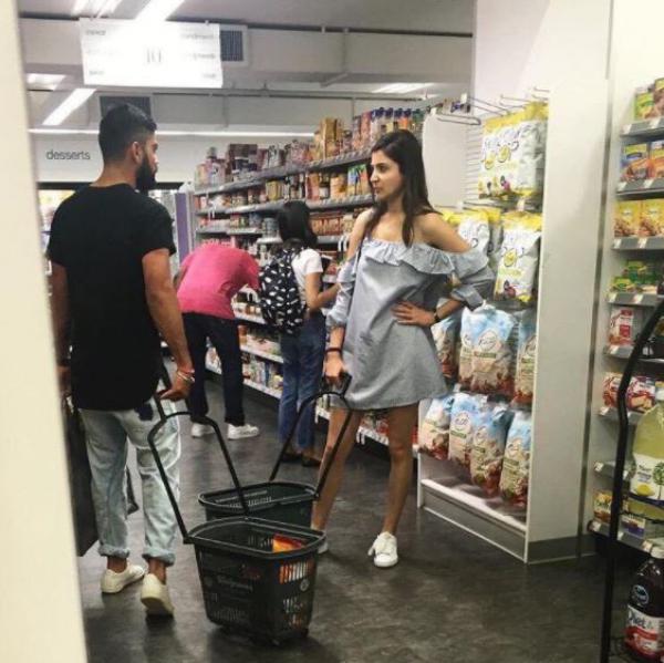 Only Virat Kohli andamp Anushka Sharma Can Become A Hilarious Meme While Grocery Shopping In New York 