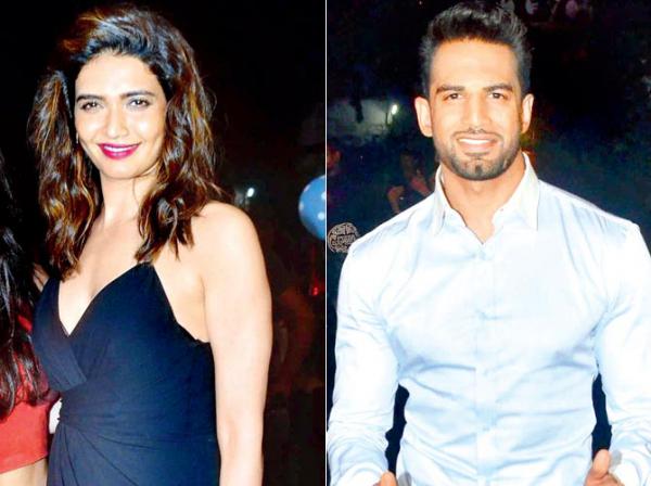 Ex-couple Karishma Tanna and Upen Patel spotted at a friend's party