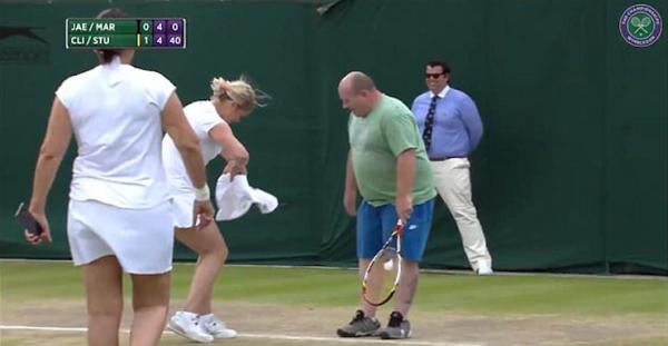 Forget Federer This Tubby Irish Fan Who Wore Kim Clijsters Skirt Was The Real Star Of Wimbledon 2017 