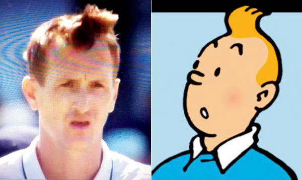 South African cricketer Chris Morris looks just like 'Tintin' and its hilarious!