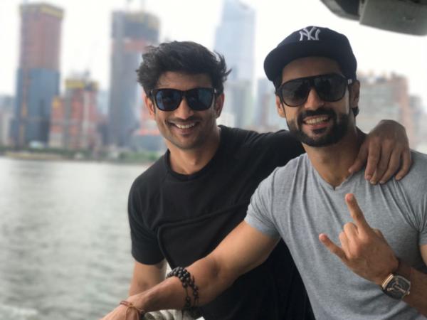 Sushant Singh Rajput and Karan Wahi go exploring in New York