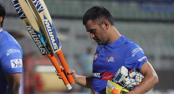 Wielding The Heaviest Bat In Cricket Heres Why MS Dhonis Iconic Spartan Bat Is Set To Undergo Major Resizing 