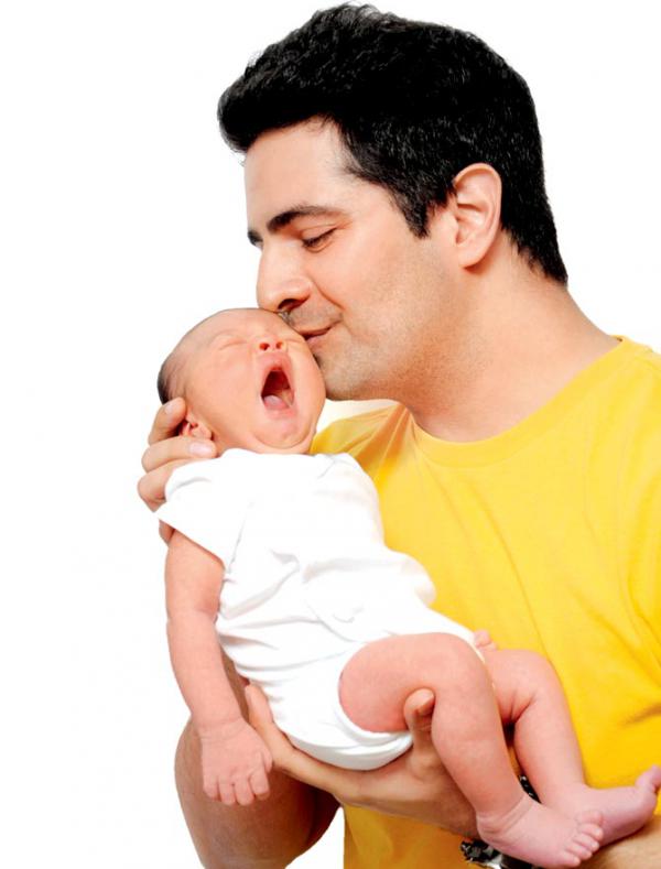 This photo of Karan Mehra's one-month-old son yawning is adorable