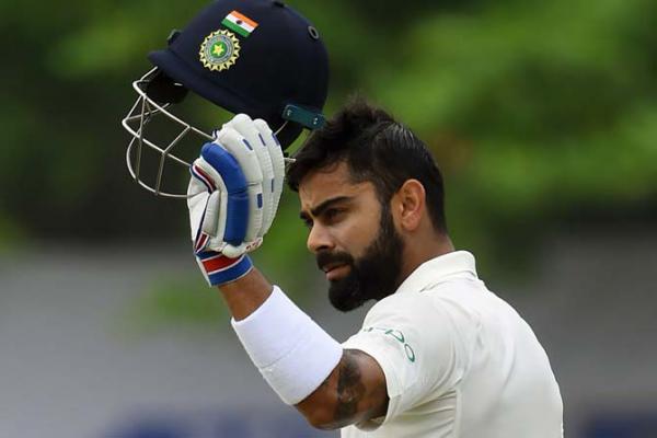 Galle Test: Virat Kohli hits 17th ton as India set Sri Lanka 550-run target