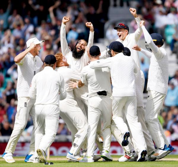 Oval Test: Tricky Moeen Ali takes hat-trick as England beat South Africa