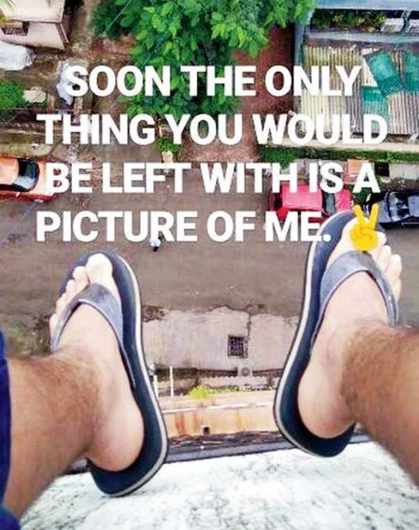 14-year-old posts chilling goodbye picture before jumping off terrace