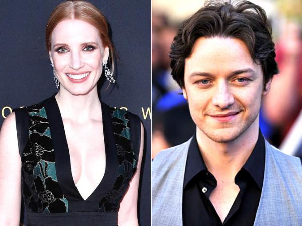 Jessica Chastain will make James McAvoy 'cry so hard'