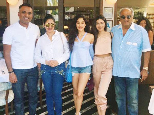 Sridevi stuns as she enjoys her U.S. vacation with daughters Jhanvi Khushi and husband Boney Kapoor 