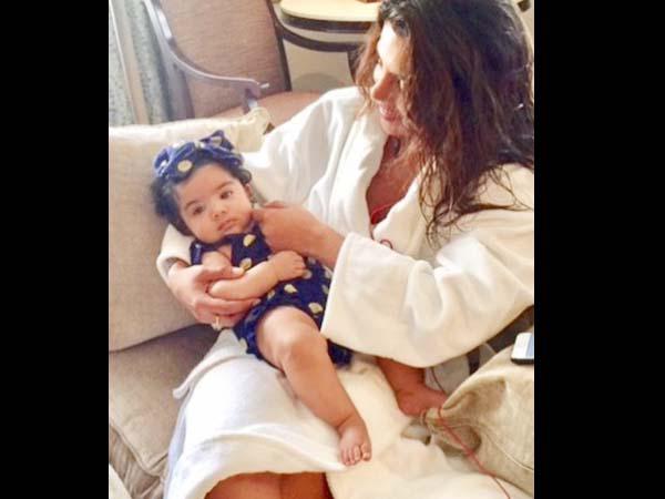 We canât stop adoring this picture of Priyanka Chopra pampering her niece 