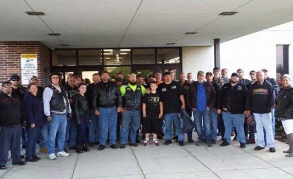 50 Bikers Escort This 11-Year-Old Kid To School To Give A Fitting Response To His Bullies