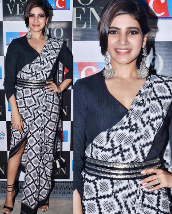 Fashion pick of the day: Samantha Ruth Prabhu looks irresistibly HOT and her monochrome saree is already on our lust list!