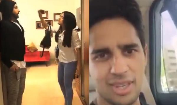 Sidharth Malhotra, Ranveer Singh share funny videos for 'Toilet Ek Prem Katha'