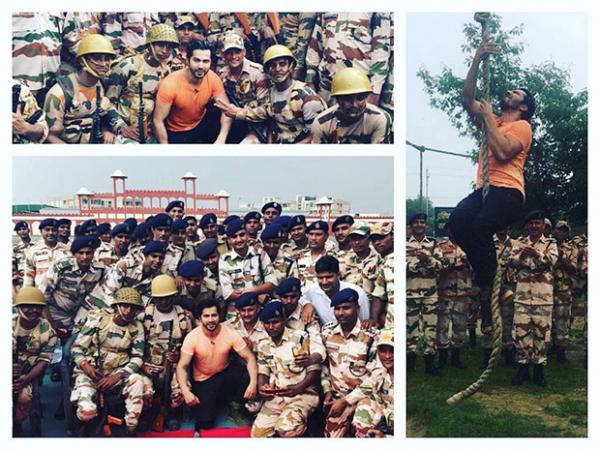  WATCH: Varun Dhawan spends a day with commandos at Indo-Tibetan Border Police camp at Greater Noida 