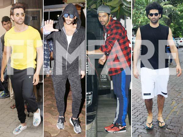 Photos: Varun Dhawan Ranveer Singh Hrithik Roshan and Aditya Roy Kapur will make you ditch your boring closet with their quirky style file 