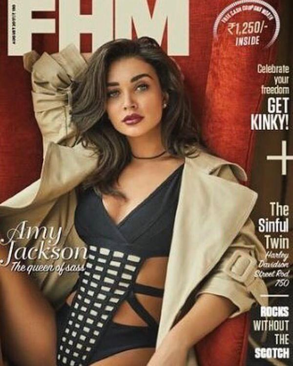  HOTNESS: Amy Jackson looks scintillating as she sizzles in a swimsuit on FHM cover 
