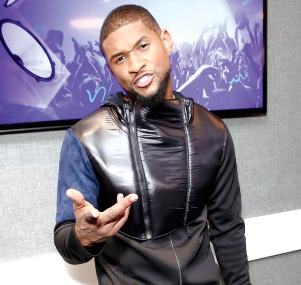 Usher denies post-gig hook up