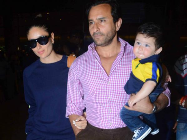  ADORABLE! Taimur Ali Khan steals the limelight from Saif Ali Khan and Kareena Kapoor Khan as they return from Swiss vacation 