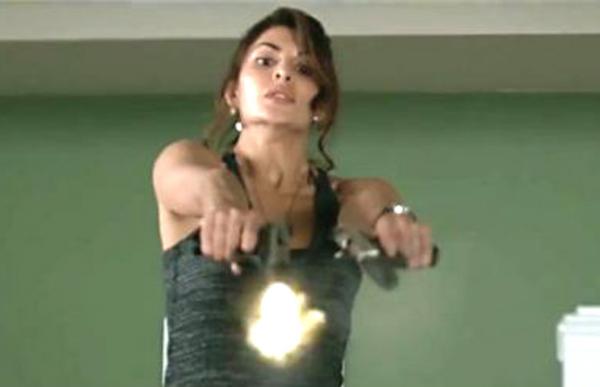 Watch out for Jacqueline Fernandez's sexy action avatar in this video