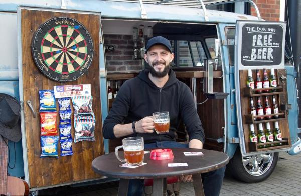 This Guy Turned His Volkswagen Camper Into A Fully-Functional Pub, Making It The Coolest Van Ever