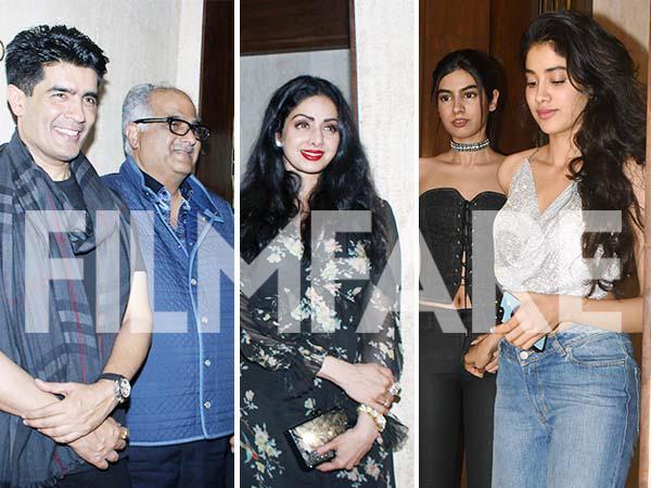 You just cant miss these pictures from Sridevis starry birthday bash hosted by Manish Malhotra 