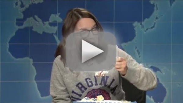 Tina Fey Slams Donald Trump on Weekend Update, Eats Cake