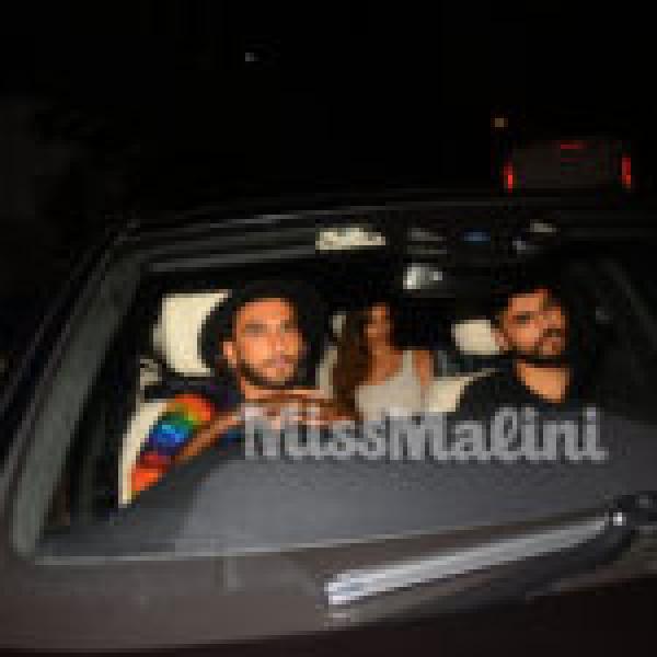 Photos: Ranveer Singh & Deepika Padukone Arrived At Ritesh Sidhwani’s Party Together