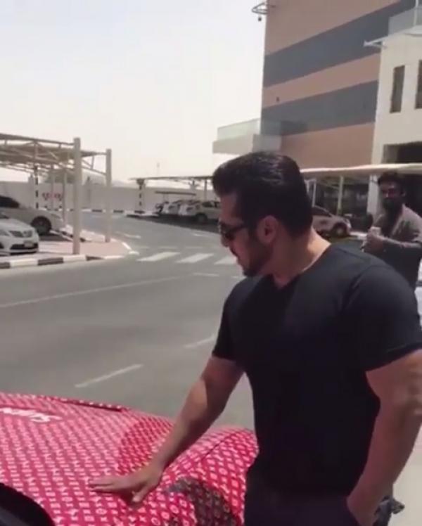 Salman Khan Drools Over The Customised Ferrari Of A Super-Rich Dubai Kid
