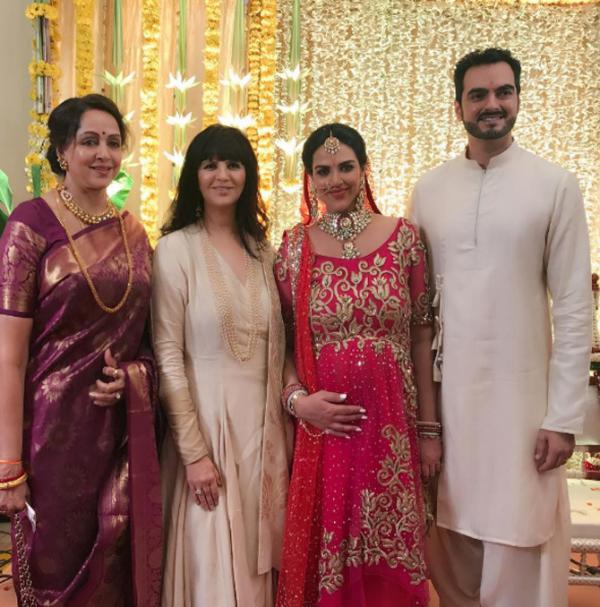 Esha Deol marries husband Bharat Takhtani again at her baby shower, see photo