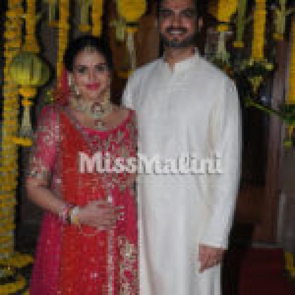 Esha Deol And Her BFF Flaunt Their Baby Bumps At The God Bharai Function