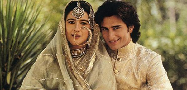 Saif Ali Khan-Amrita Singh's wedding pic goes viral, Twitter explodes with jokes
