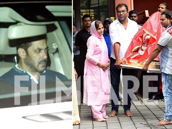 Photos: Salman Khan sister Arpita Khan and family bring Ganpati home 