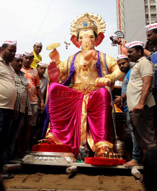 Ganeshaotsav begins in Mumbai; dip in number of pandals