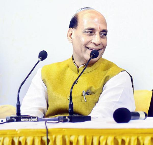 Rajnath Singh reviews security situation in Haryana, other states
