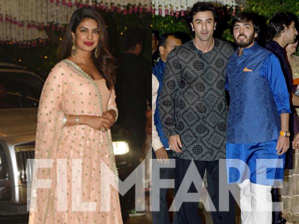 Priyanka Chopra and Ranbir Kapoor look stunning at Ambanis Ganesh Chaturthi celebration 