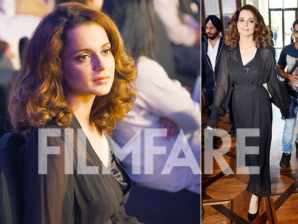 Kangana Ranaut is a vision in black in these pictures 
