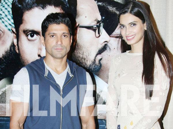 Farhan Akhtar and Diana Penty promote their upcoming film Lucknow Central 