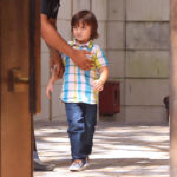 AbRam Khan Looks So Cute In These Photos Clicked Outside Mannat