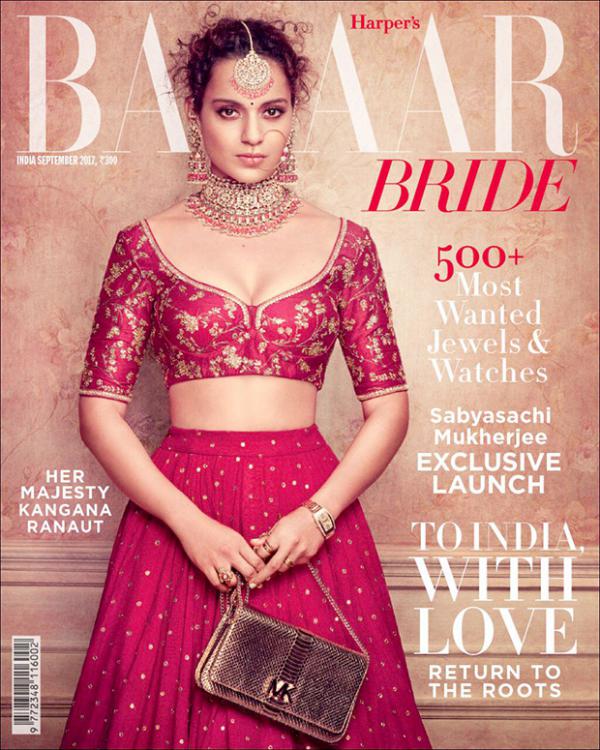 Check out: Kangana Ranaut looks like a royal bride on the cover of Harper's Bazaar Bride 