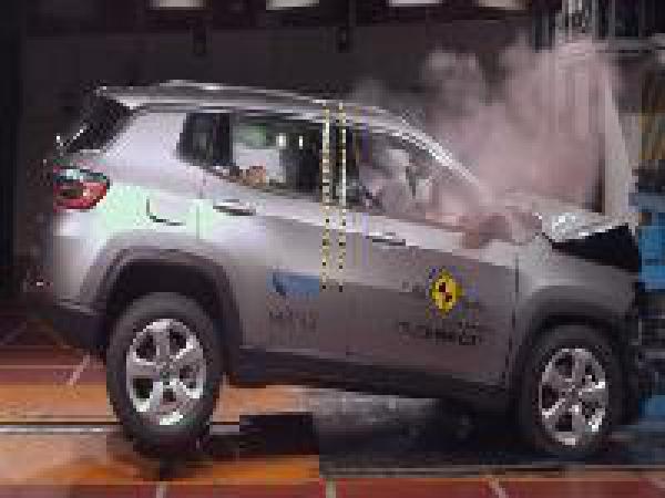 Jeep Compass scores 5-star rating in Euro NCAP crash test