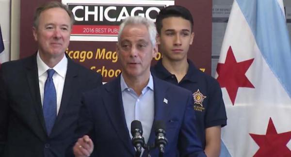 Chicago Mayor Shrugs Off Trump, Reassures Immigrant Students To Dream On