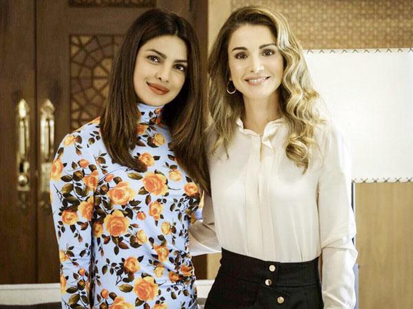 Priyanka Chopra shares a super awesome photo of her with Queen Rania of Jordan 