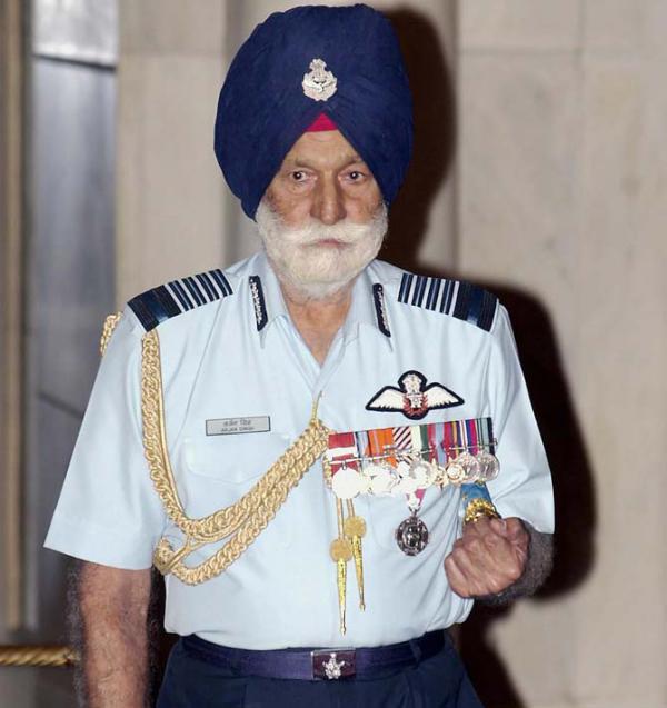 Nation pays final tributes to Indian Air Force Marshal Arjan Singh