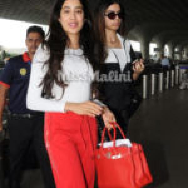 Jhanvi & Khushi Kapoor’s Airport Style Can Give The Kardashian Sisters A Run For Their Money
