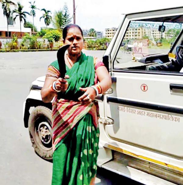 High drama in Virar as woman chases civic officials with chopper