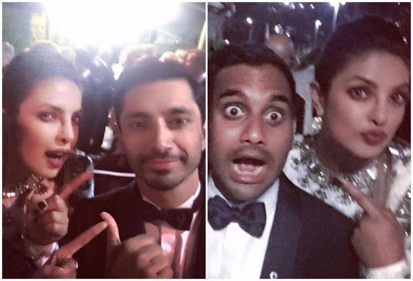  WOW! Priyanka Chopra hung out with Emmys 2017 winners Riz Ahmed and Aziz Ansari 