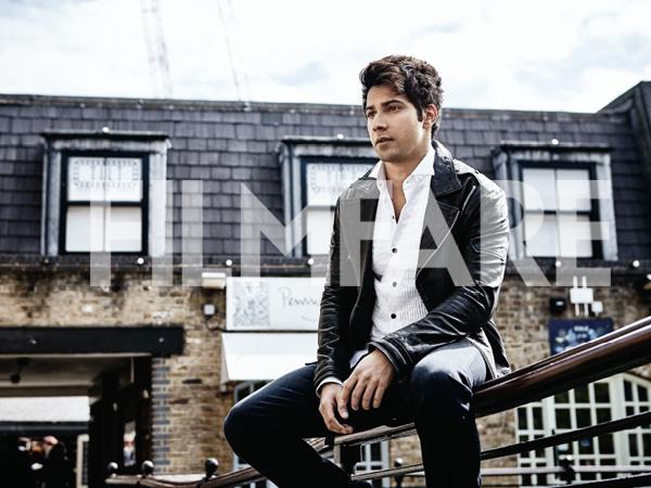 Pictures Varun Dhawan shoots for Filmfare in London 