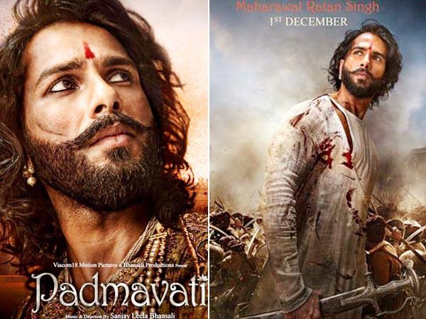 Shahid Kapoor looks like a true blue KING in these new posters from Padmavati 