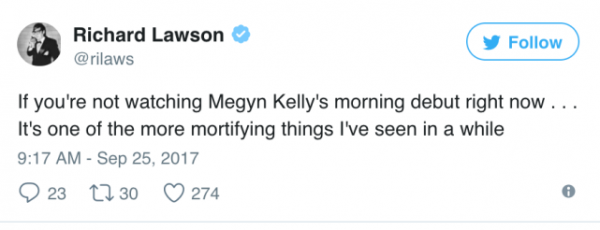 Megyn Kelly Debuts on Today, Gets Destroyed on Twitter